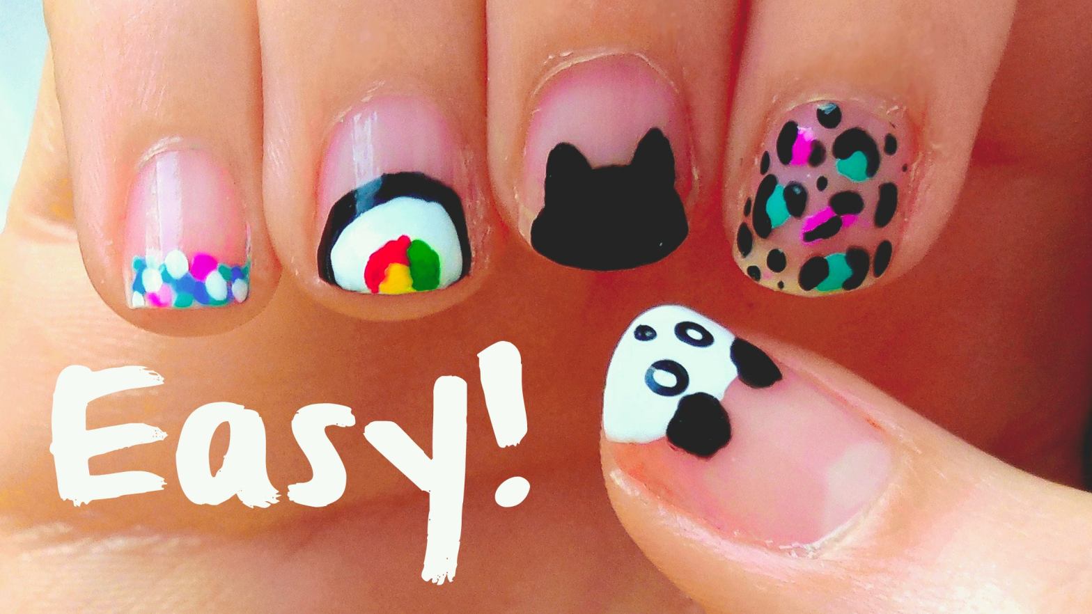 3 Easy Nail Designs For Short Nails